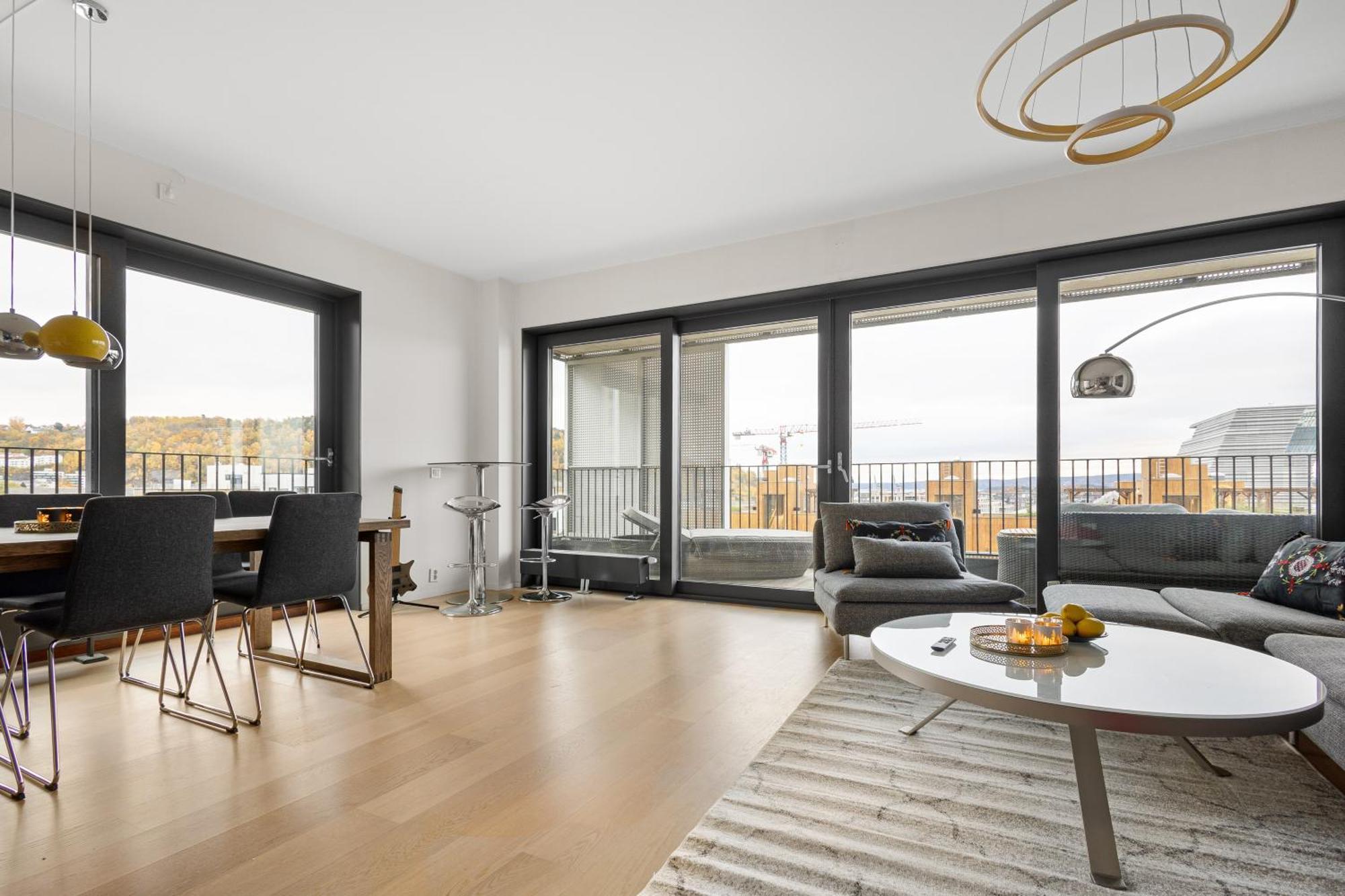 Spacious Modern 3Br Apartment At Central Oslo Barcode Exteriér fotografie