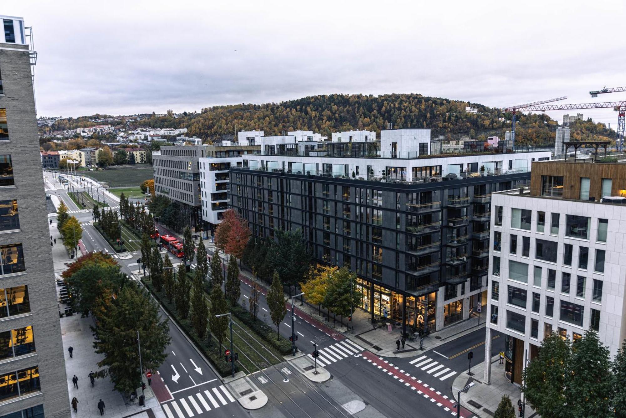 Spacious Modern 3Br Apartment At Central Oslo Barcode Exteriér fotografie