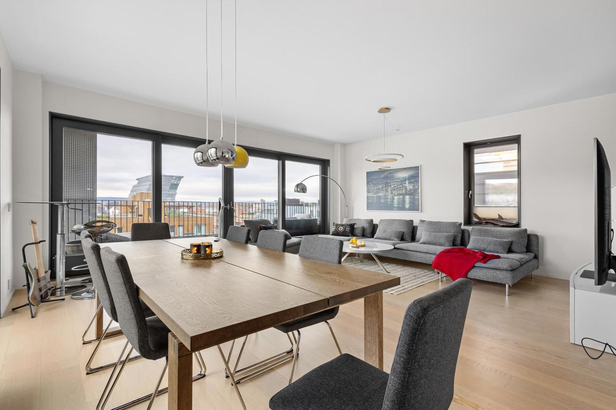 Spacious Modern 3Br Apartment At Central Oslo Barcode Exteriér fotografie