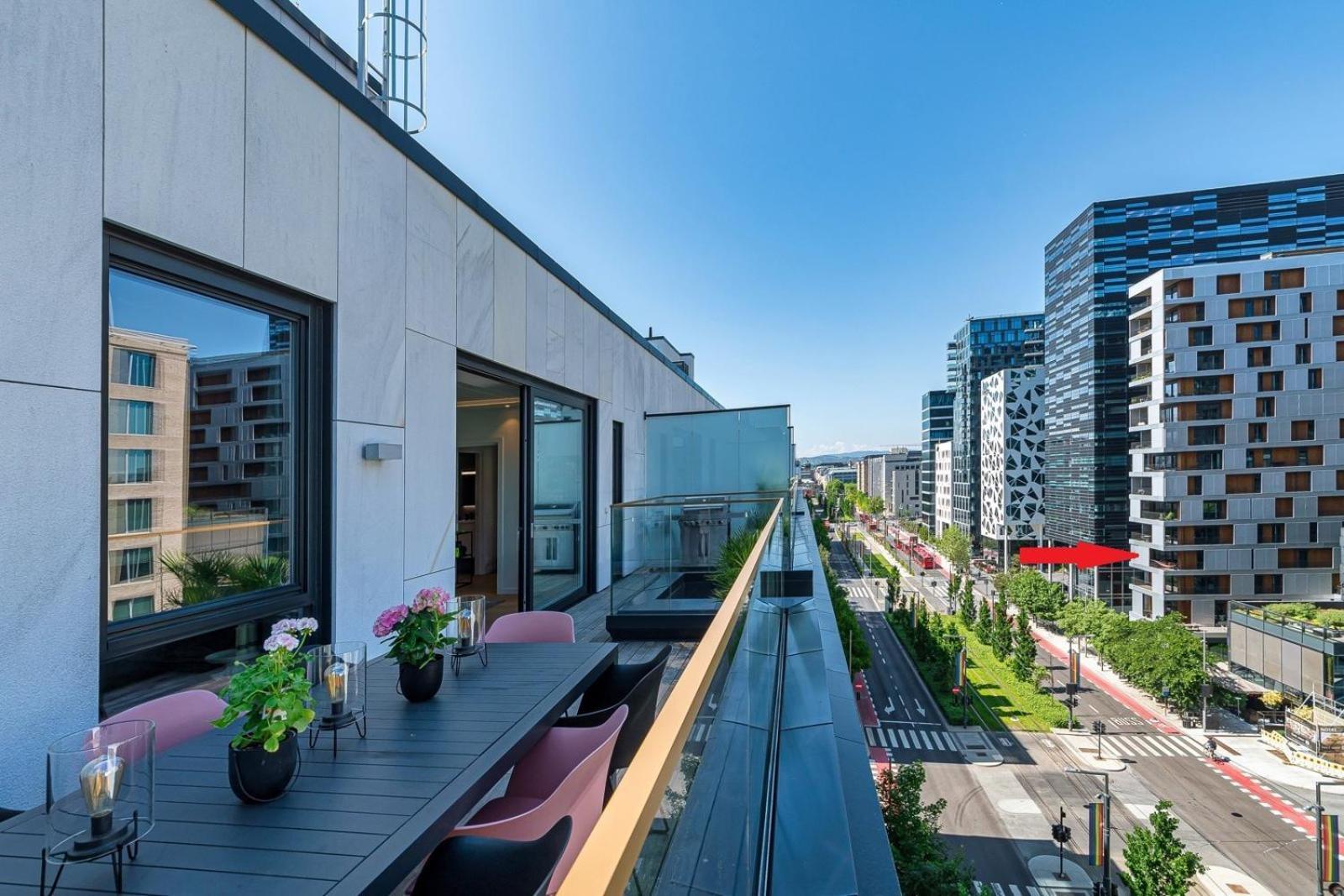 Spacious Modern 3Br Apartment At Central Oslo Barcode Exteriér fotografie